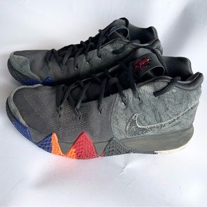 Nike Kyrie Irving Basketball Shoes. Size 8M. Preowned. Black & multi color.